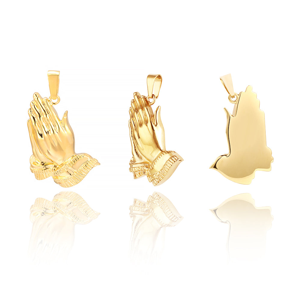 18K Gold Bergamot Pendant Tripodjewelry