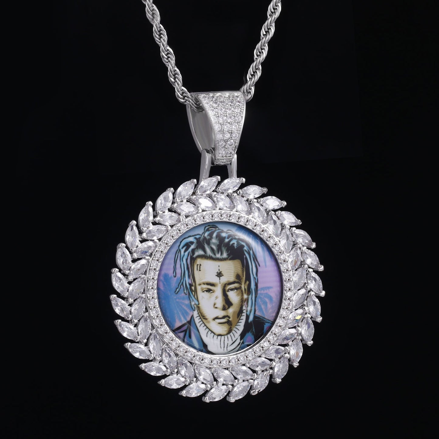 Picture Custom Pendant- Leaf Type TRIPOD JEWELRY