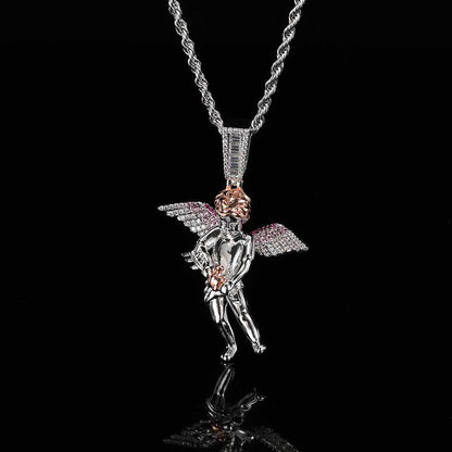 18K/White Gold Cherub Pendant TRIPOD JEWELRY