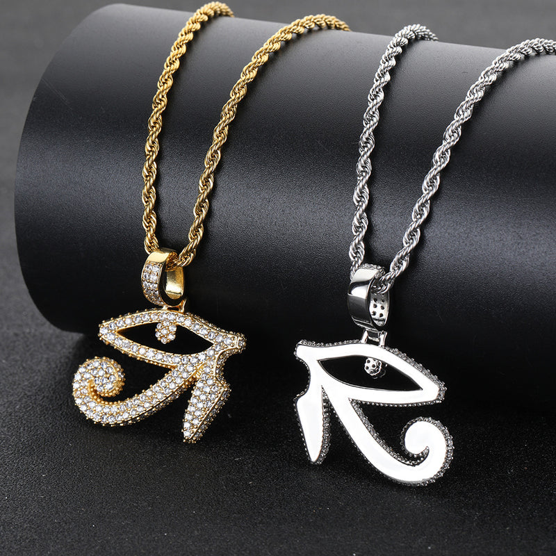 18K/White Gold The Eye of Horus Pendants