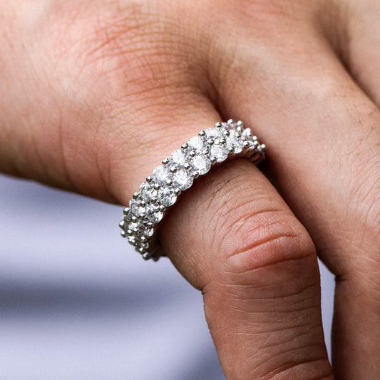 White Gold Dual Eternity Ring