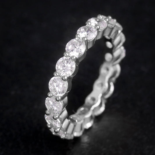 White Gold Single Eternity Ring