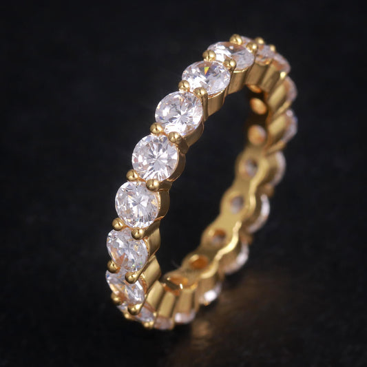 18K Gold Single Eternity Ring