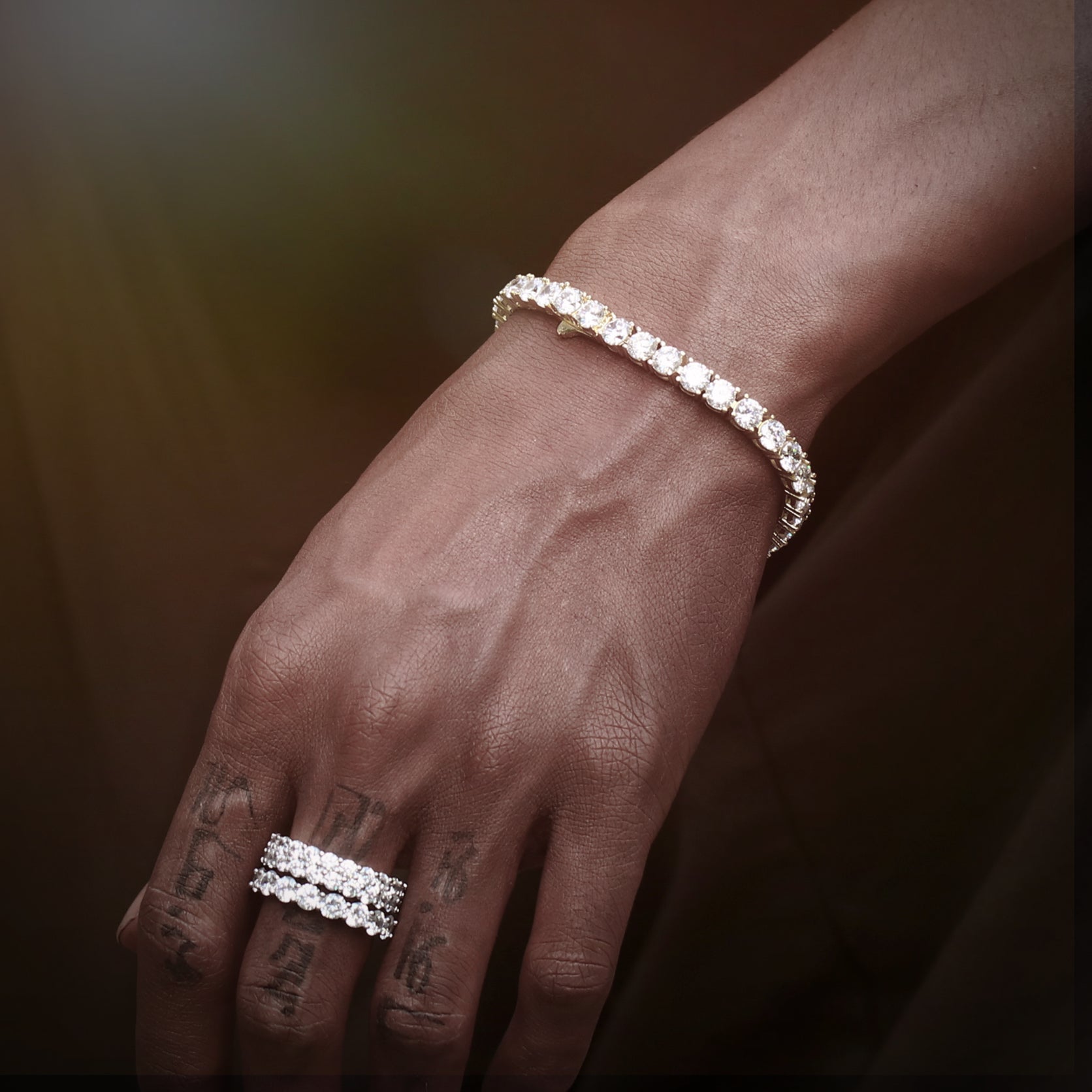 5MM Gold Plated  Tennis Bracelet - Tripodjewelry