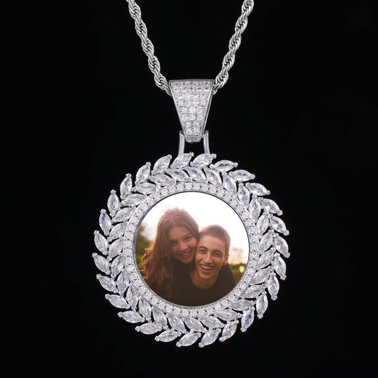 Picture Custom Pendant- Leaf Type